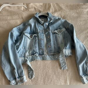 Zara Two-Toned Jean Jacket